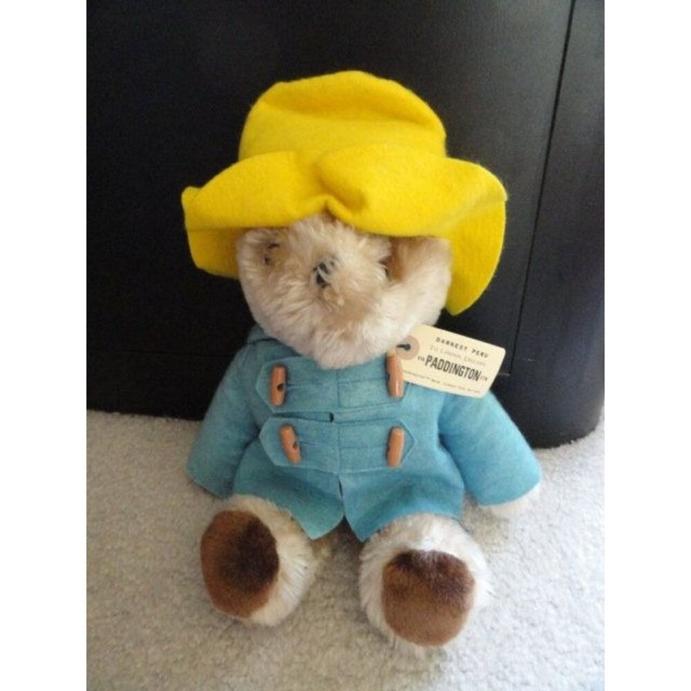 Vtg 1981 Eden Paddington Bear Original Tags 12" Darkest Peru To London England